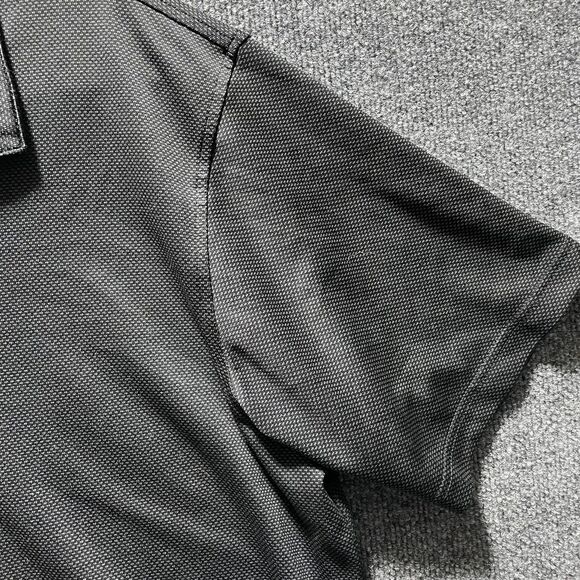 Bolle Polo Shirt Mens 2XL Black Performance Golf Mesh Lightweight Short Sleeve - Picture 3 of 8